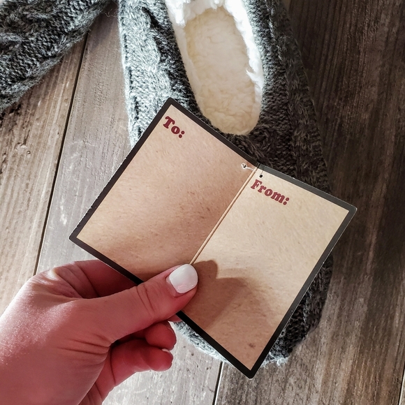 NWT Ladie's Sheepskin Soft Solid Color Cozy Knitted Slipper Socks Booties Sz 7-8 - Picture 4 of 12